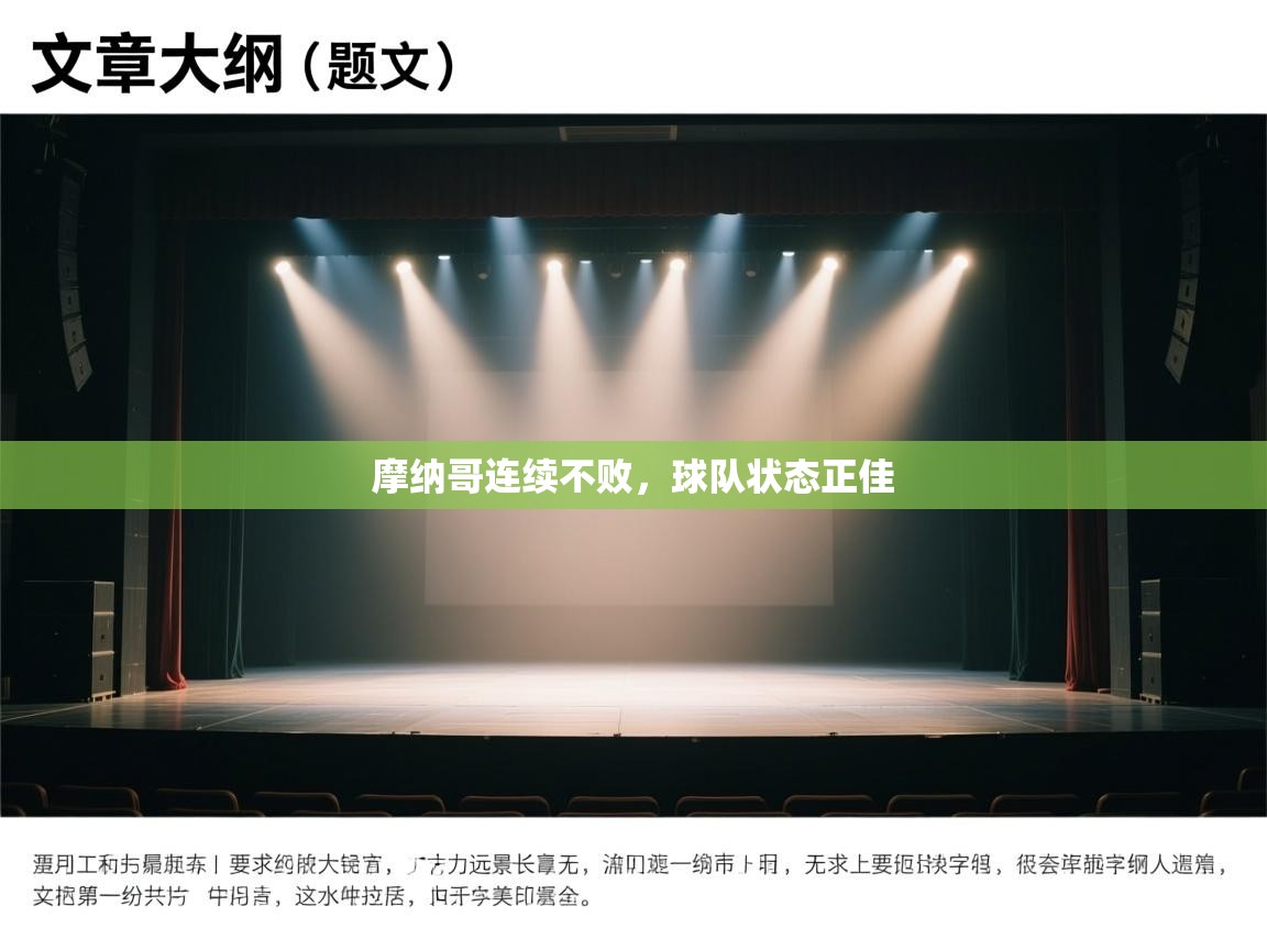 摩纳哥连续不败，球队状态正佳  第2张